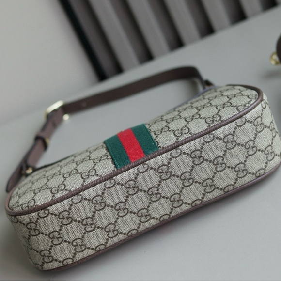 Gucci Beige and Brown Shoulder Bag - Picture 3 of 5